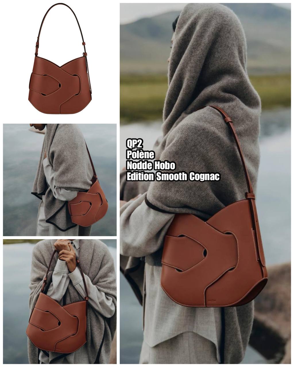 PRE-ORDER QP2 POLÈNE Nodde Hobo BAG