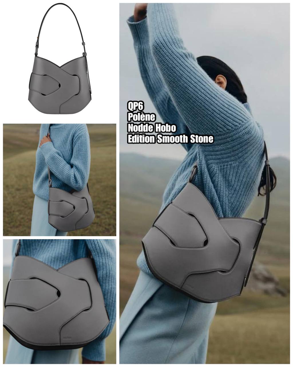 PRE-ORDER QP6 POLÈNE Nodde Hobo BAG
