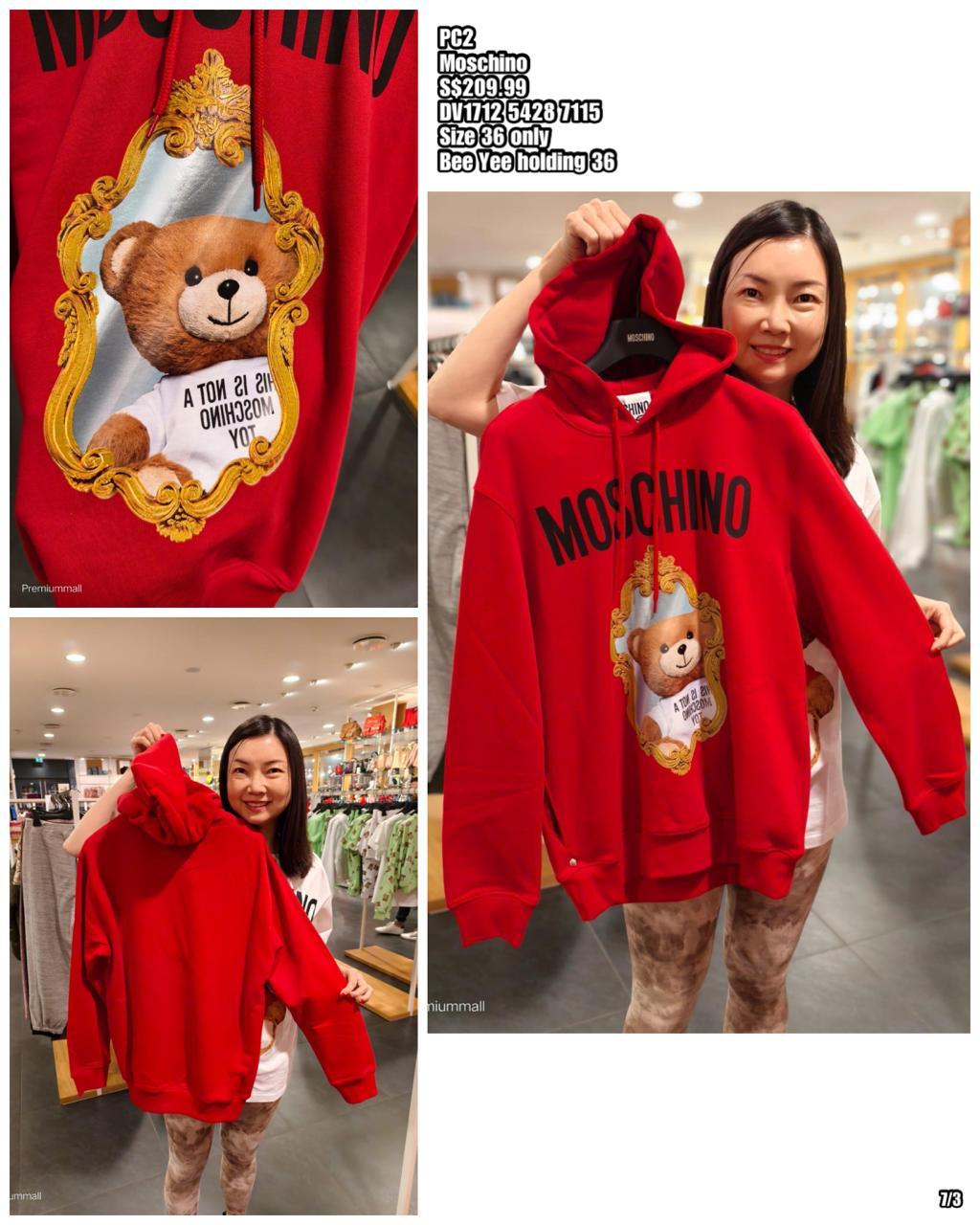 Moschino hoodie price hotsell