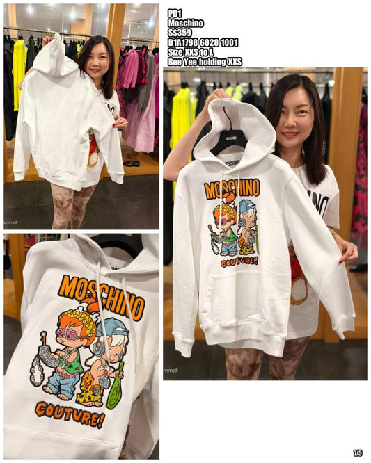 PD1 MOSCHINO D1A1798 6028 1001 HOODIE