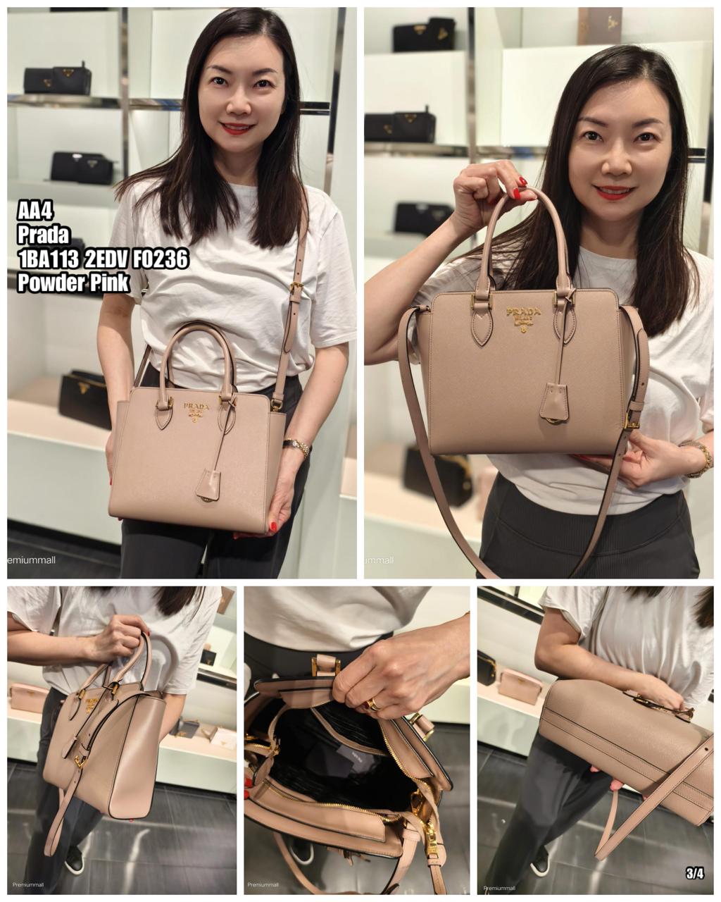 PRE-ORDER AA4 PRADA 1BA113 2EDV F0236 BAG