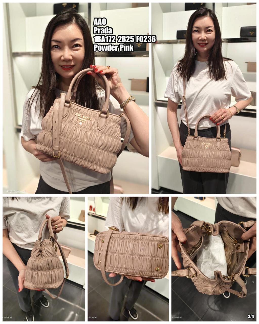 PRE-ORDER AA0 PRADA 1BA172 2B25 F0236 BAG