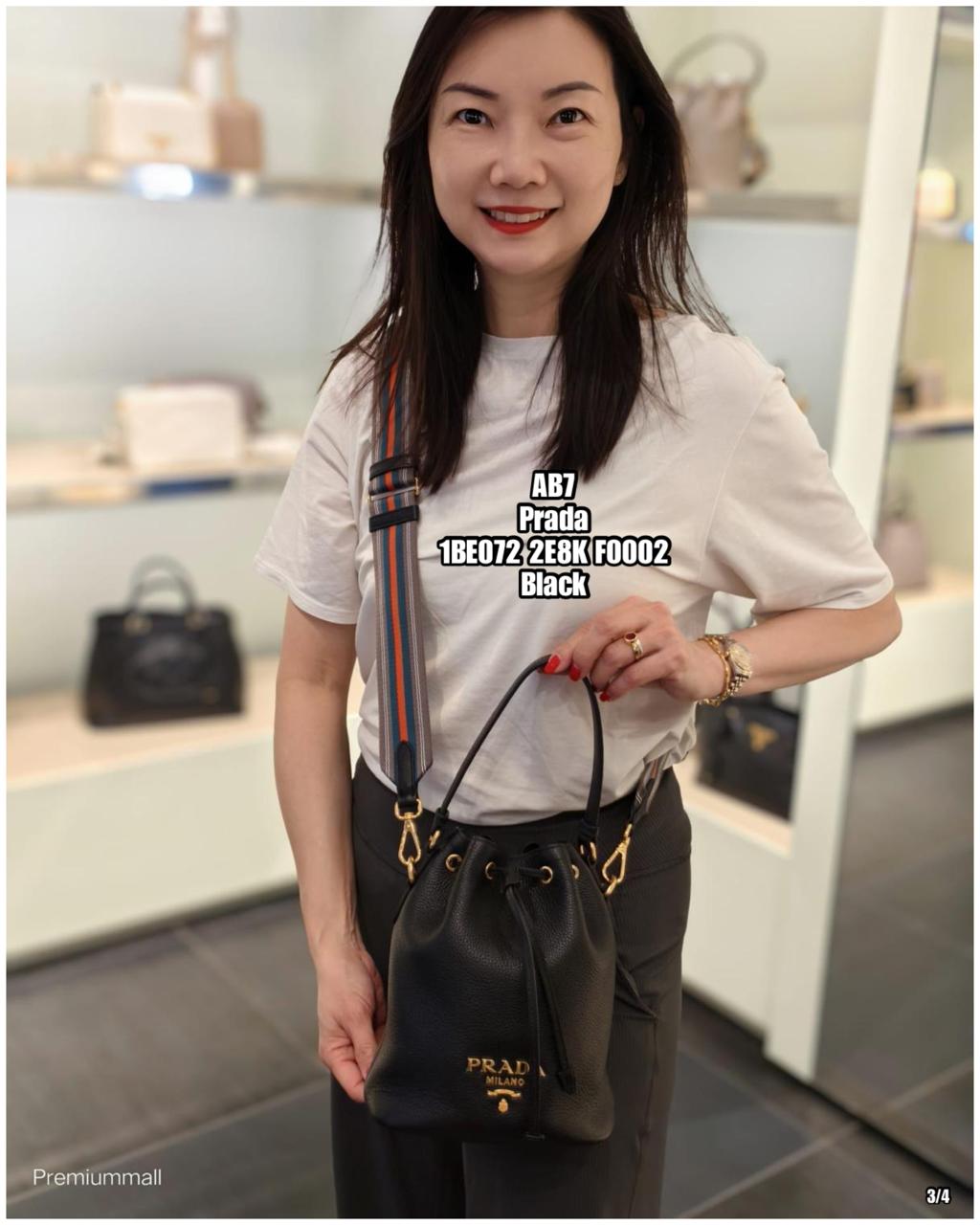 PRE-ORDER AB7 PRADA 1BE072 2E8K F0002 BAG