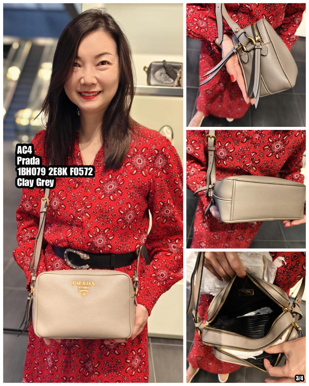 PRE-ORDER AC4 PRADA 1BH079 2E8K F0572 BAG