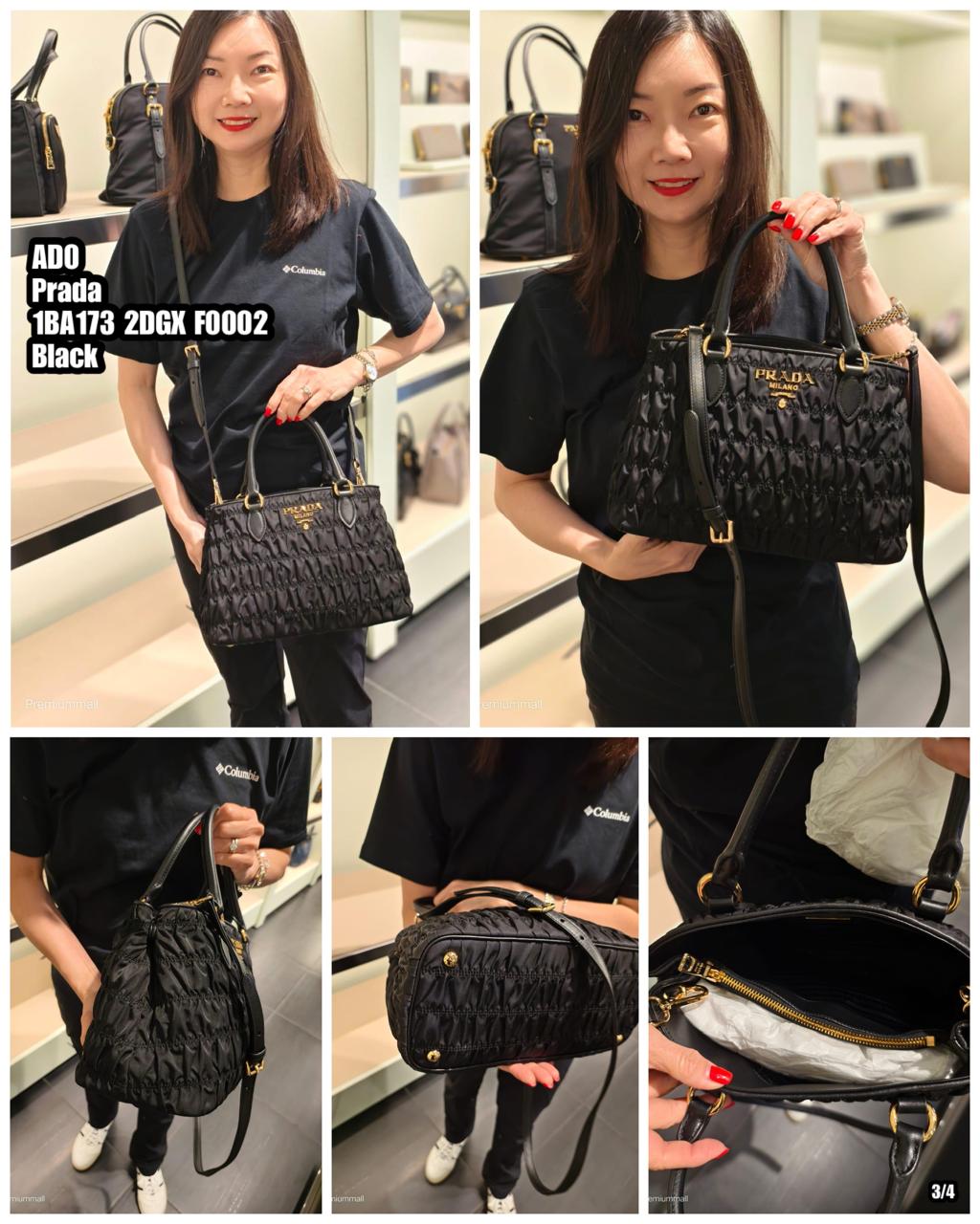 PRE-ORDER AD0 PRADA 1BA173 2DGX F0002 BAG