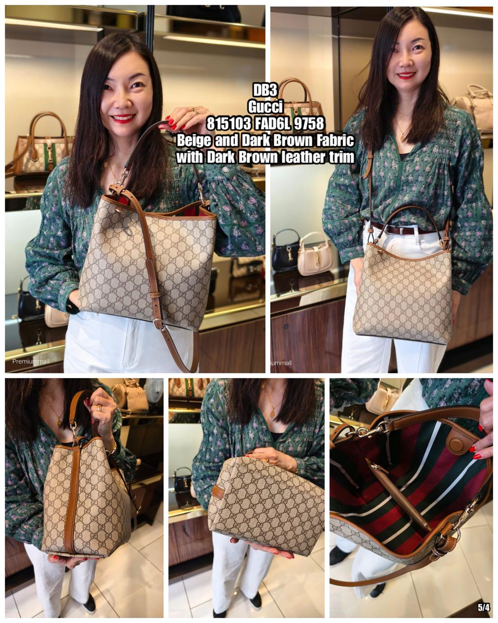 PRE-ORDER DB3 GUCCI 815103 FAD6L 9758 BAG