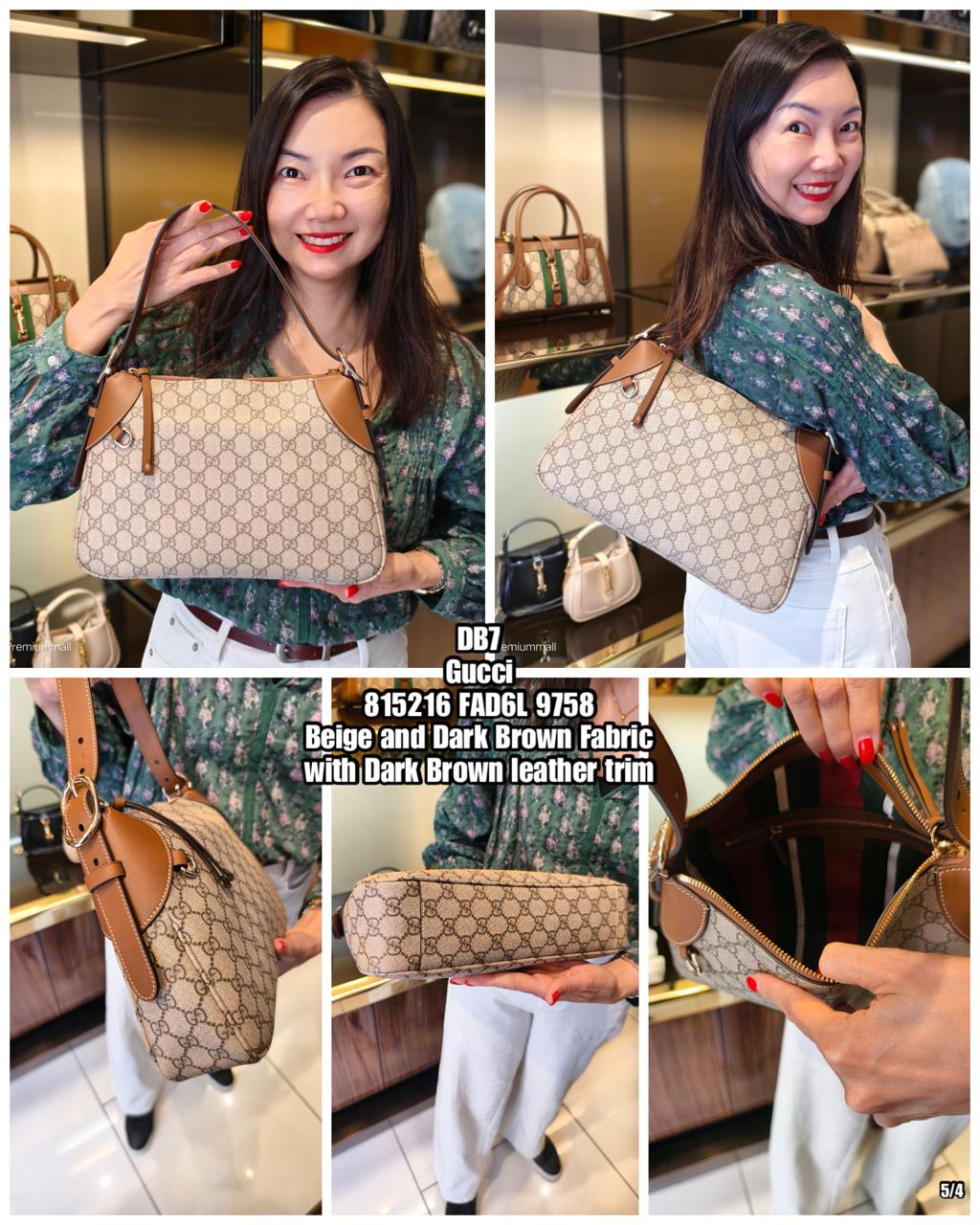 PRE-ORDER DB7 GUCCI 815216 FAD6L 9758 BAG