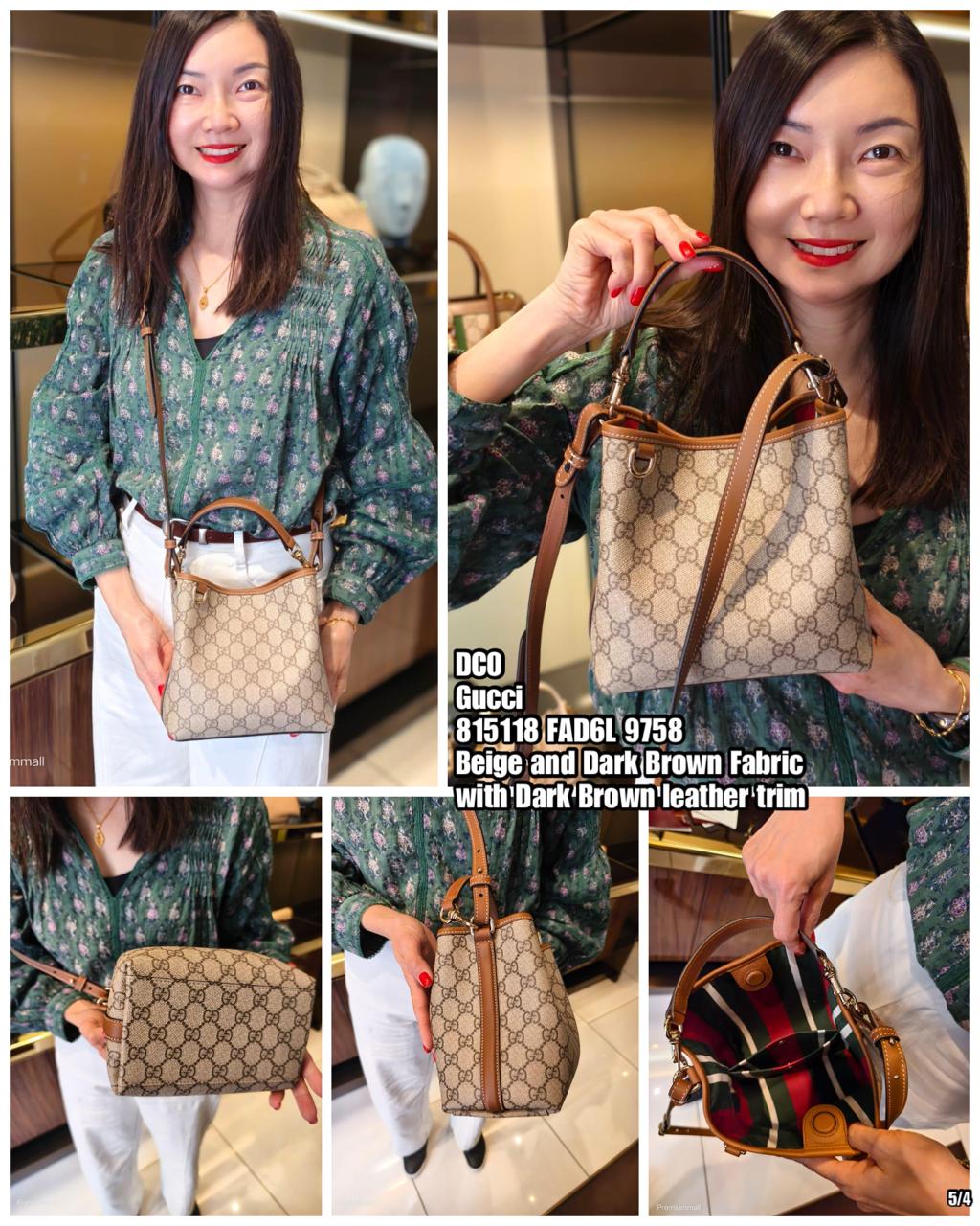 PRE-ORDER DC0 GUCCI 815118 FAD6L 9758 BAG