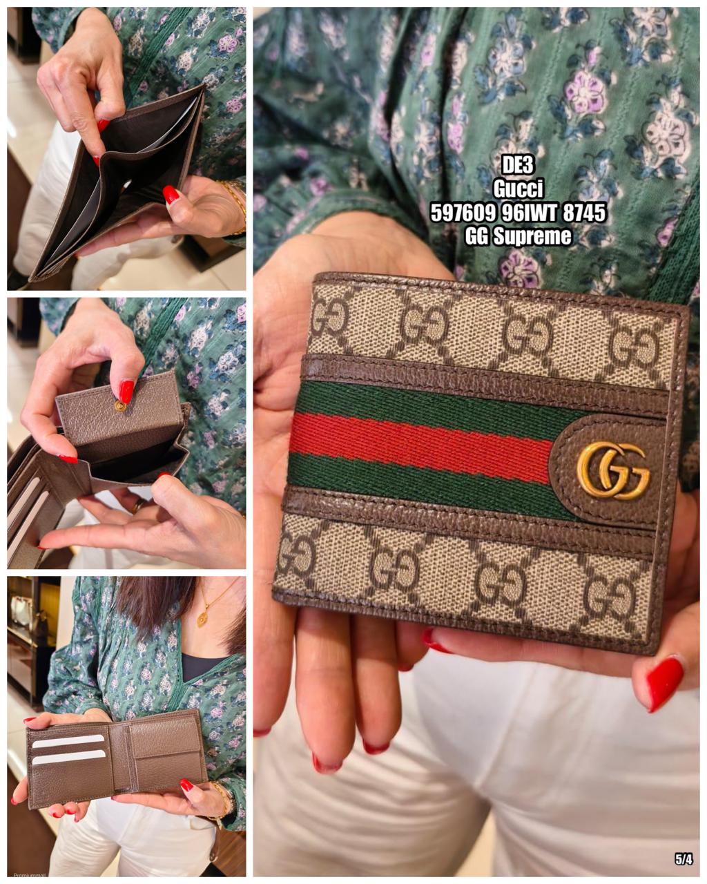 PRE-ORDER DE3 GUCCI 597609 96IWT 8745 WALLET