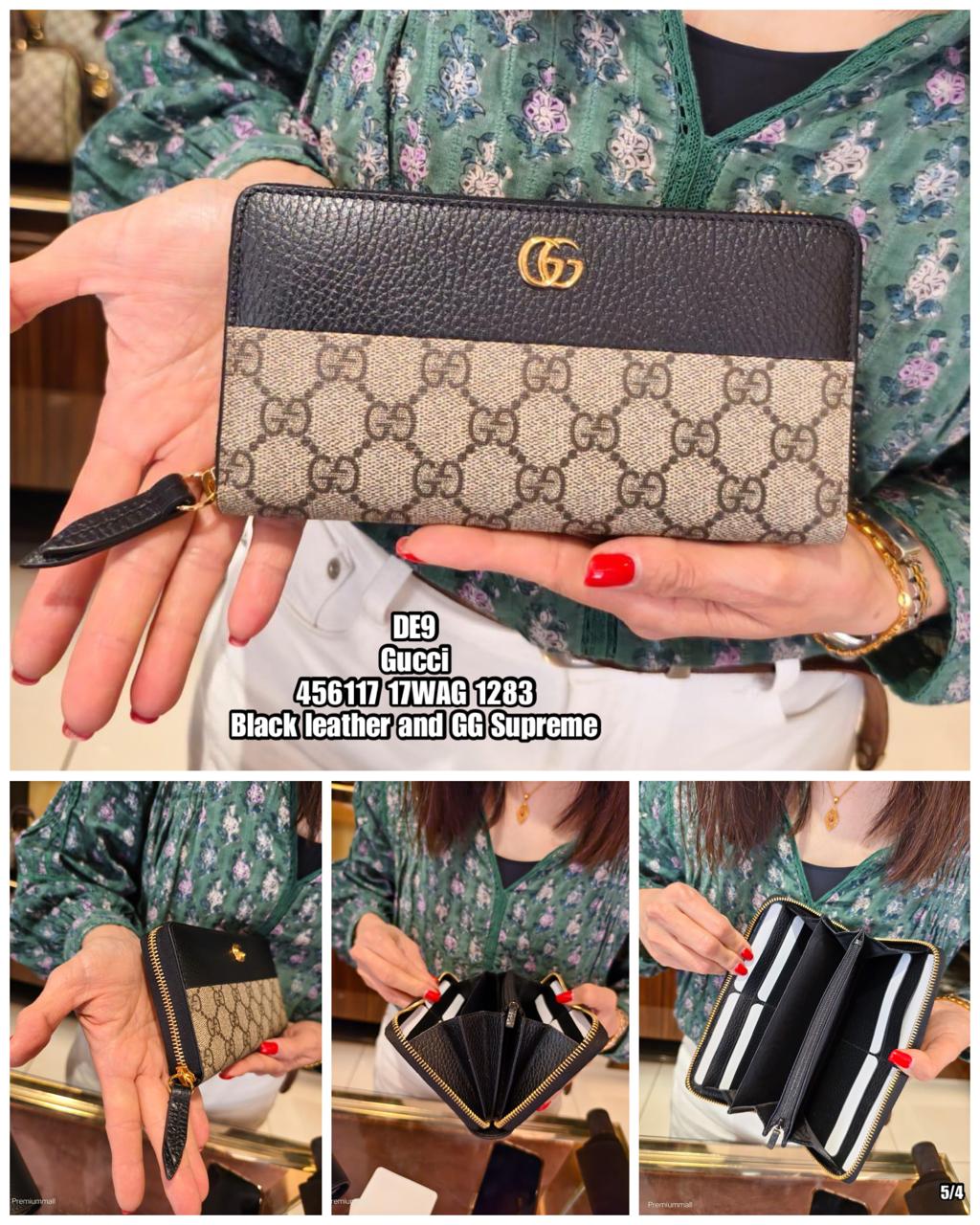 PRE-ORDER DE9 GUCCI 456117 17WAG 1283 WALLET