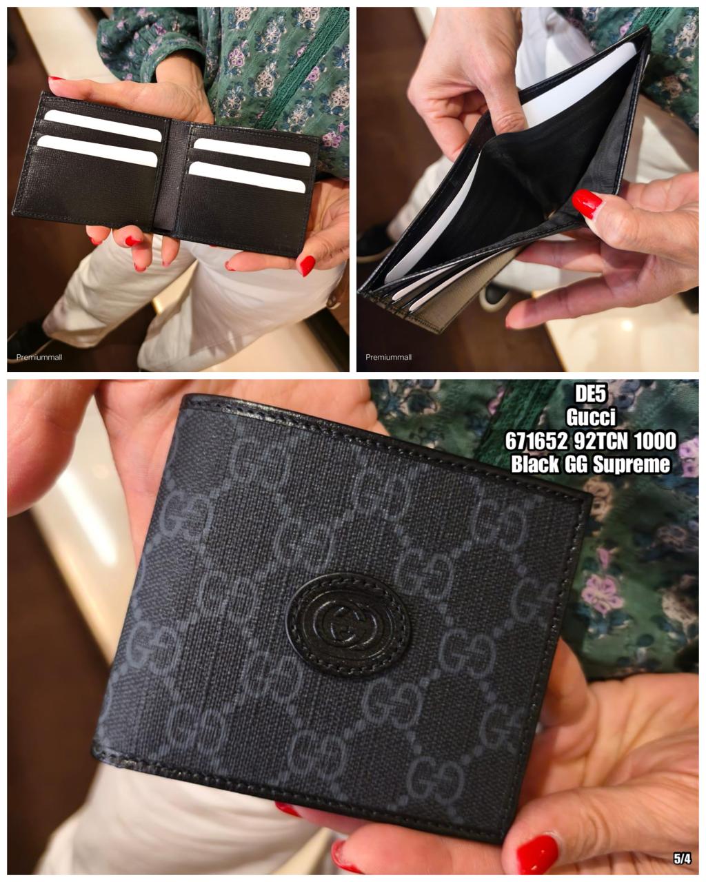 PRE-ORDER DE5 GUCCI 671652 92TCN 1000 WALLET