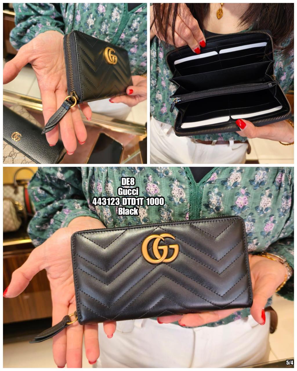 PRE-ORDER DE8 GUCCI 443123 DTD1T 1000 WALLET