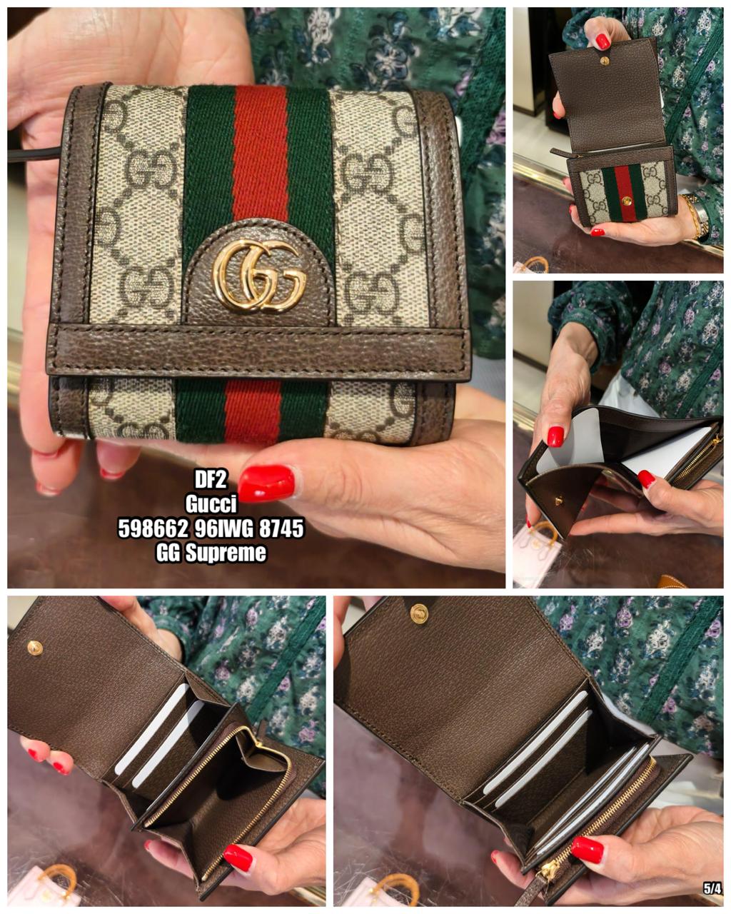 PRE-ORDER DF2 GUCCI 598662 96IWG 8745 CARD CASE