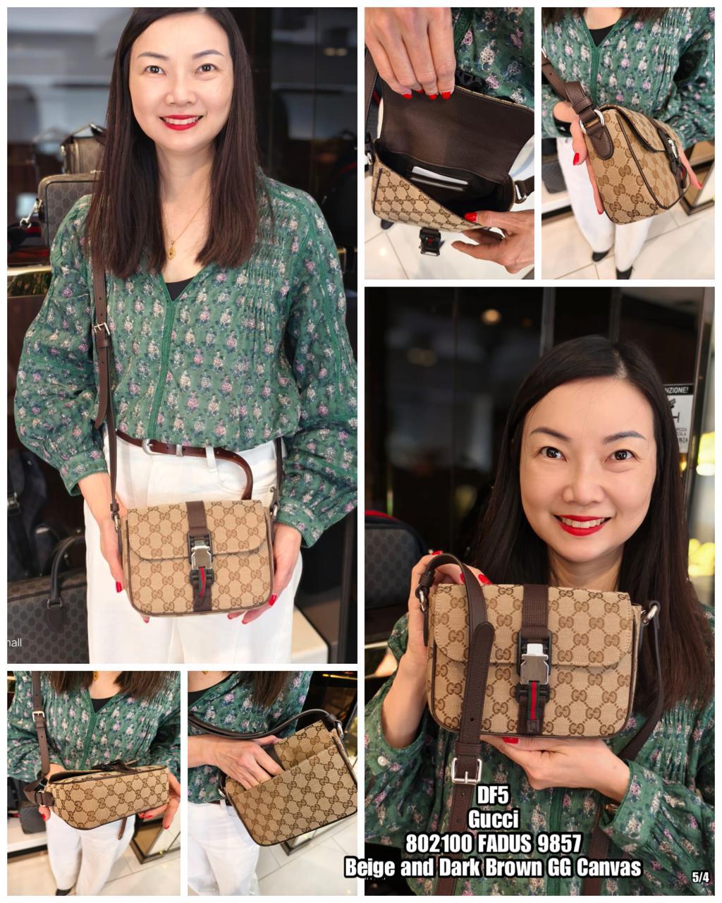 PRE-ORDER DF5 GUCCI 802100 FADUS 9857 BAG