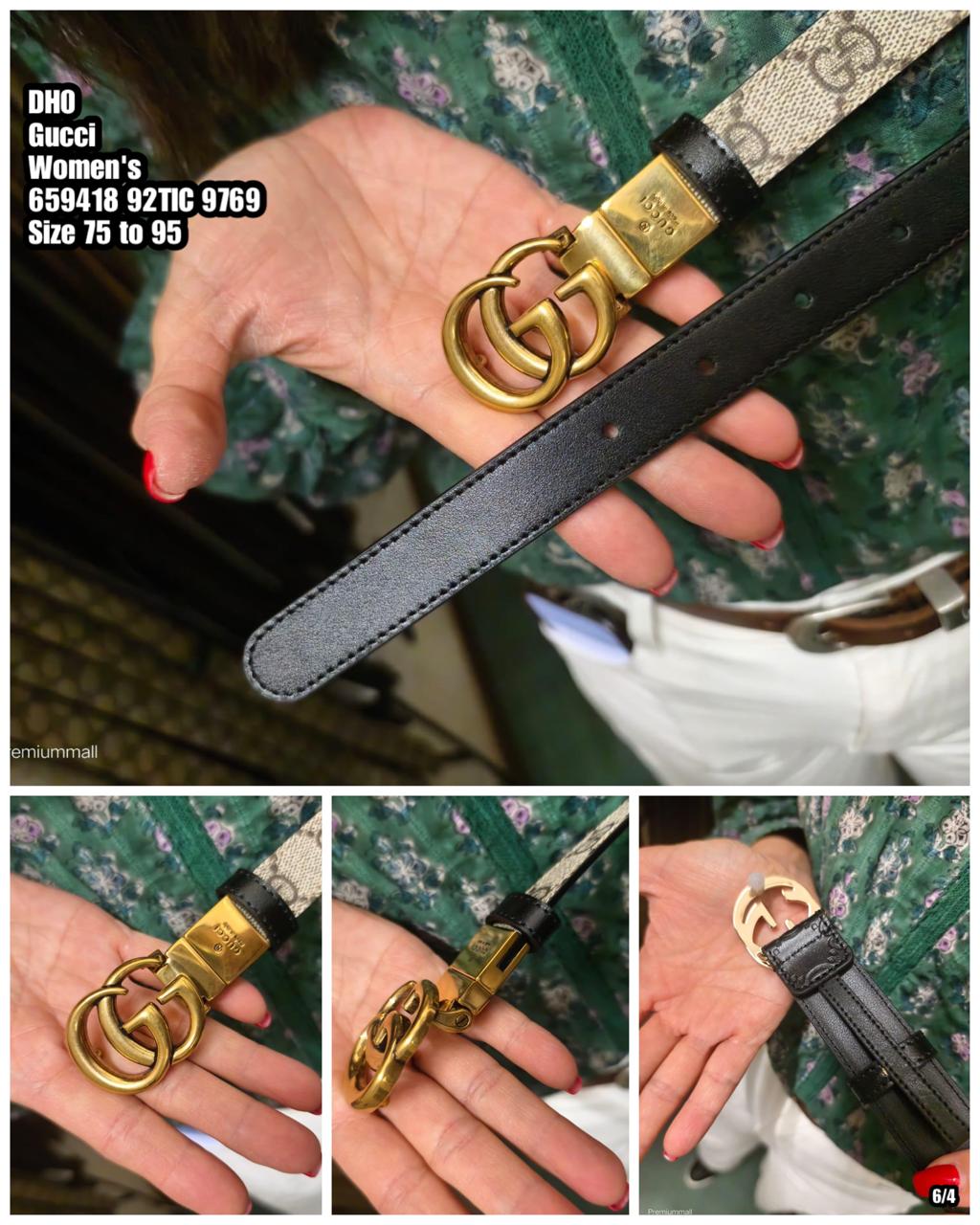 PRE-ORDER DH0 GUCCI 659418 92TIC 9769 BELT