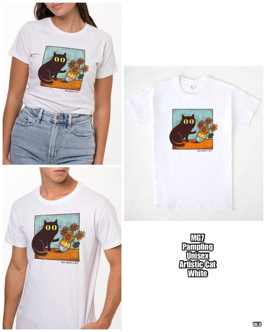 [Own Fleet Drop-Off]* PRE-ORDER MG7 PAMPLING Artistic Cat TSHIRT
