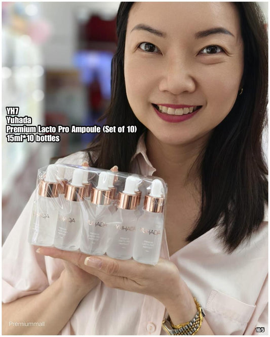 PRE-ORDER YH7 YUHADA (FIRST CARE) Premium Lacto Pro Ampoule Set of 10
