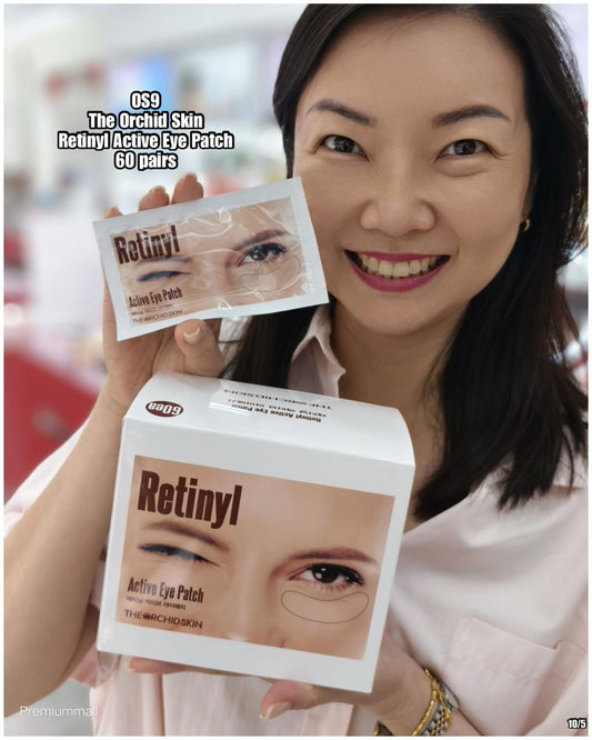 PRE-ORDER OS9 THE ORCHID SKIN Retinyl Active Eye Patch 60 pairs (EYE BAGS/WRINKLES)