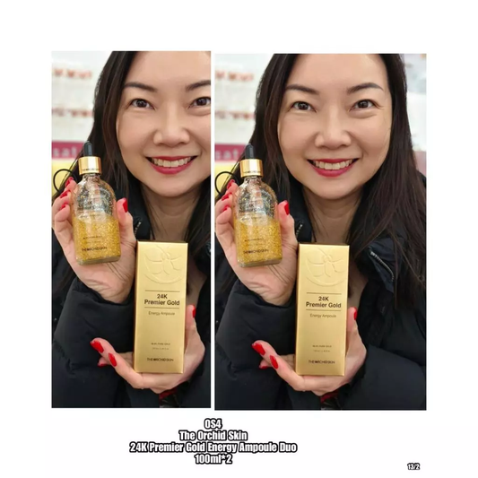 PRE-ORDER OS4 THE ORCHID SKIN 24K Premier Gold Energy Ampoule Duo